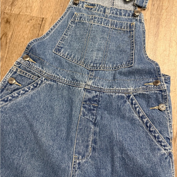 Y2K St. John’s Bay Denim Straight Leg Bib Overalls - Picture 7 of 15